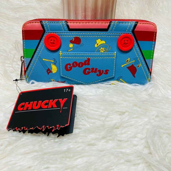 Loungefly X Chucky Childs Play Clutch Zip Wallet - Picture 1 of 4